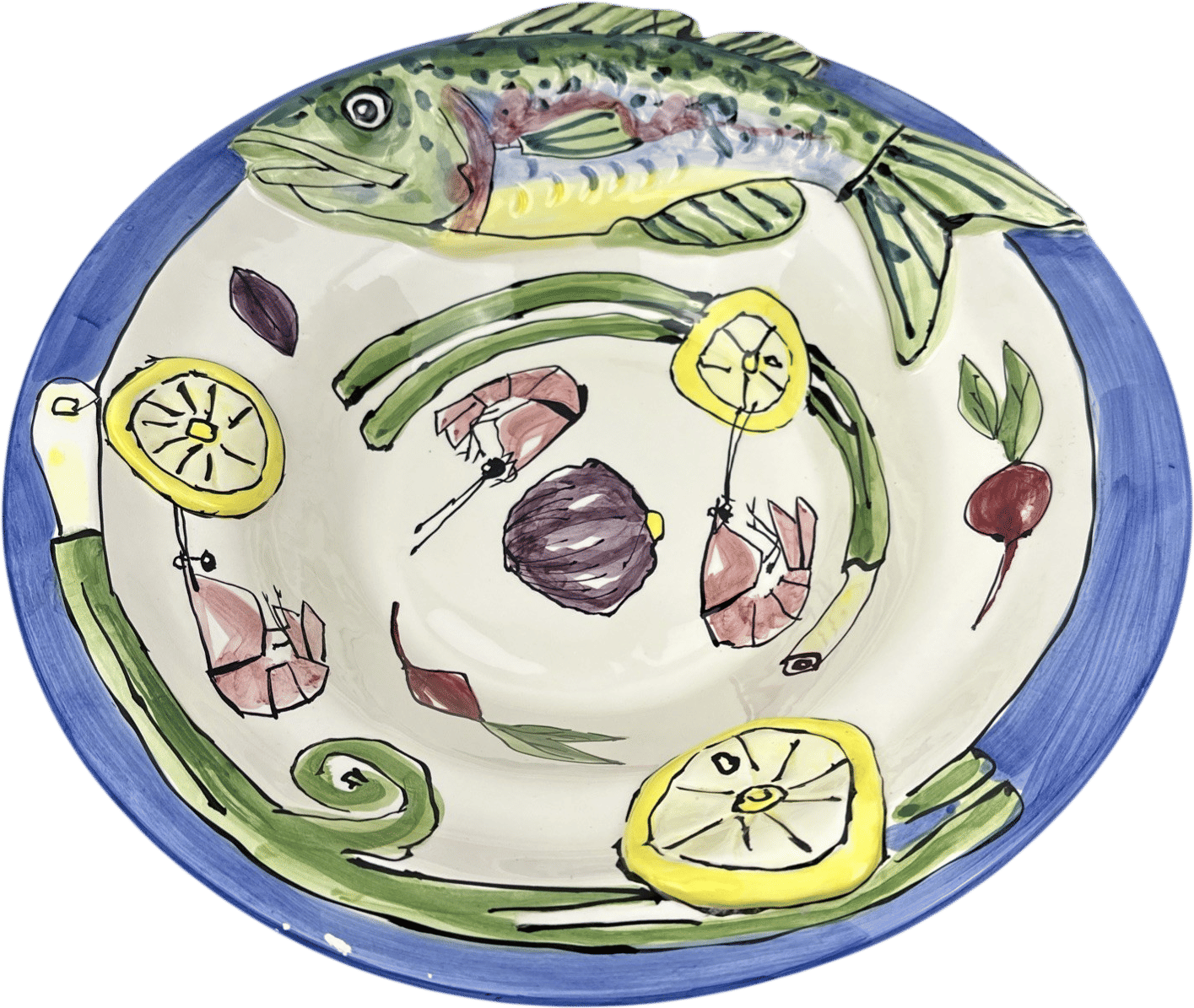 Vintage Seafood Bowl