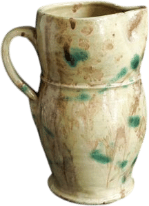 Vintage Italian Marbled Ceramic Jug