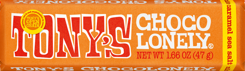 Milk chocolate caramel sea salt bar | Tony's Chocolonely