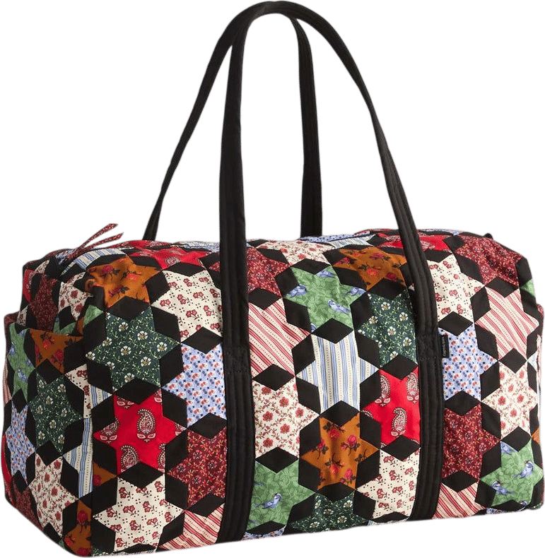 Quilted star Vera Bradley Weekender
