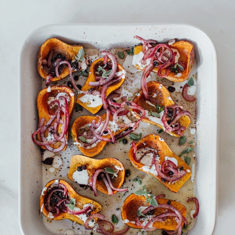 Roasted Squash, Red Onions and Sumac Recipe