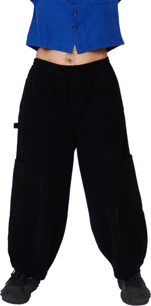 chef pants with a neon drawstring