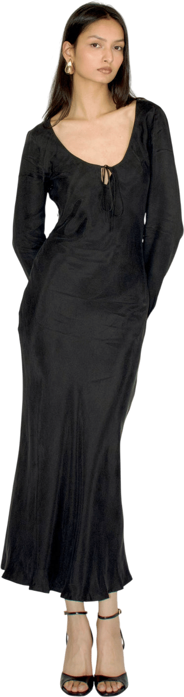 Solène Cupro-blended Maxi Dress