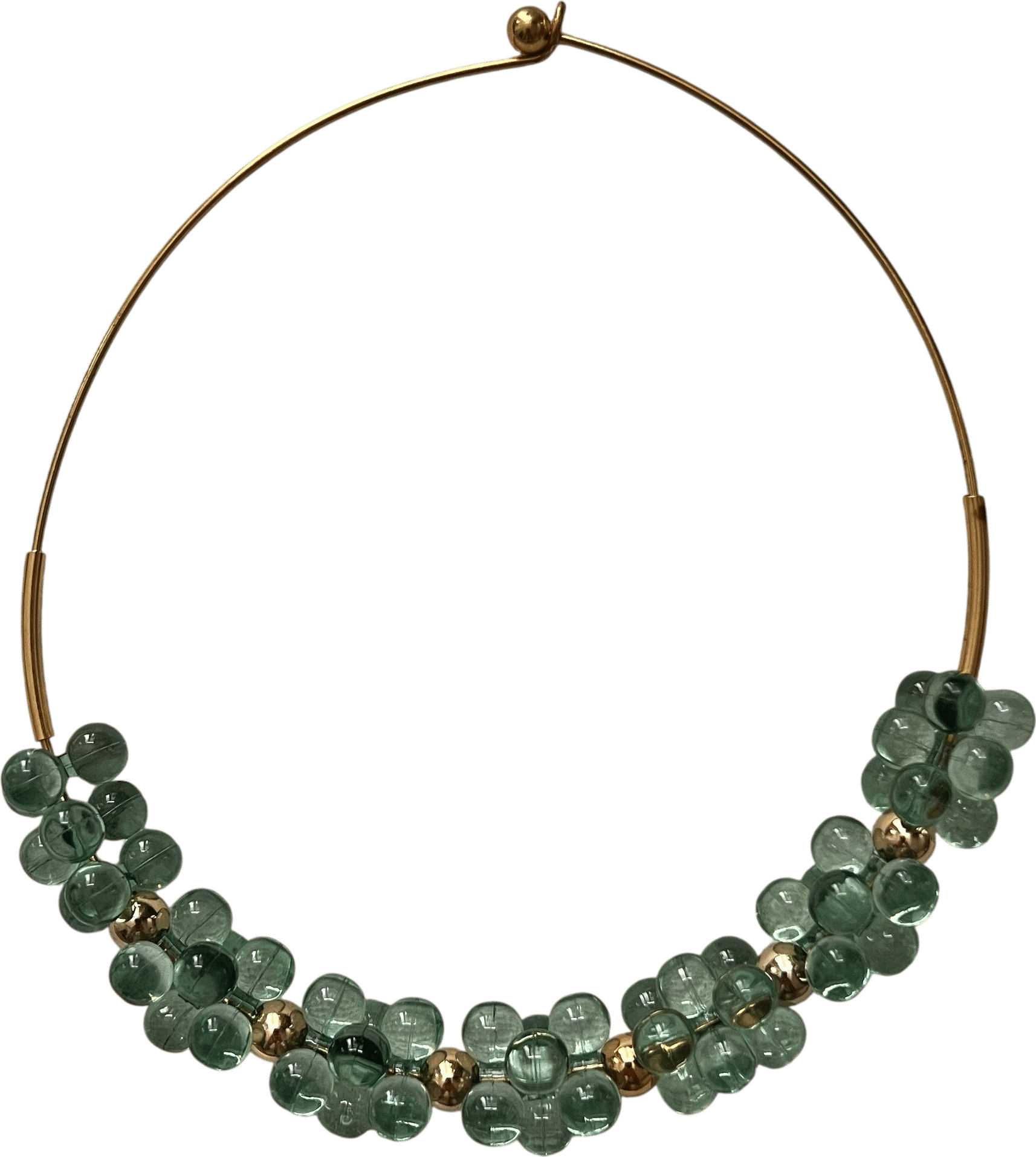Vintage Gold Bubble Necklace
