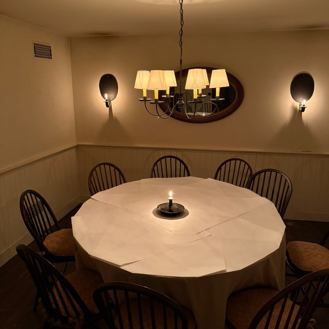 For the table