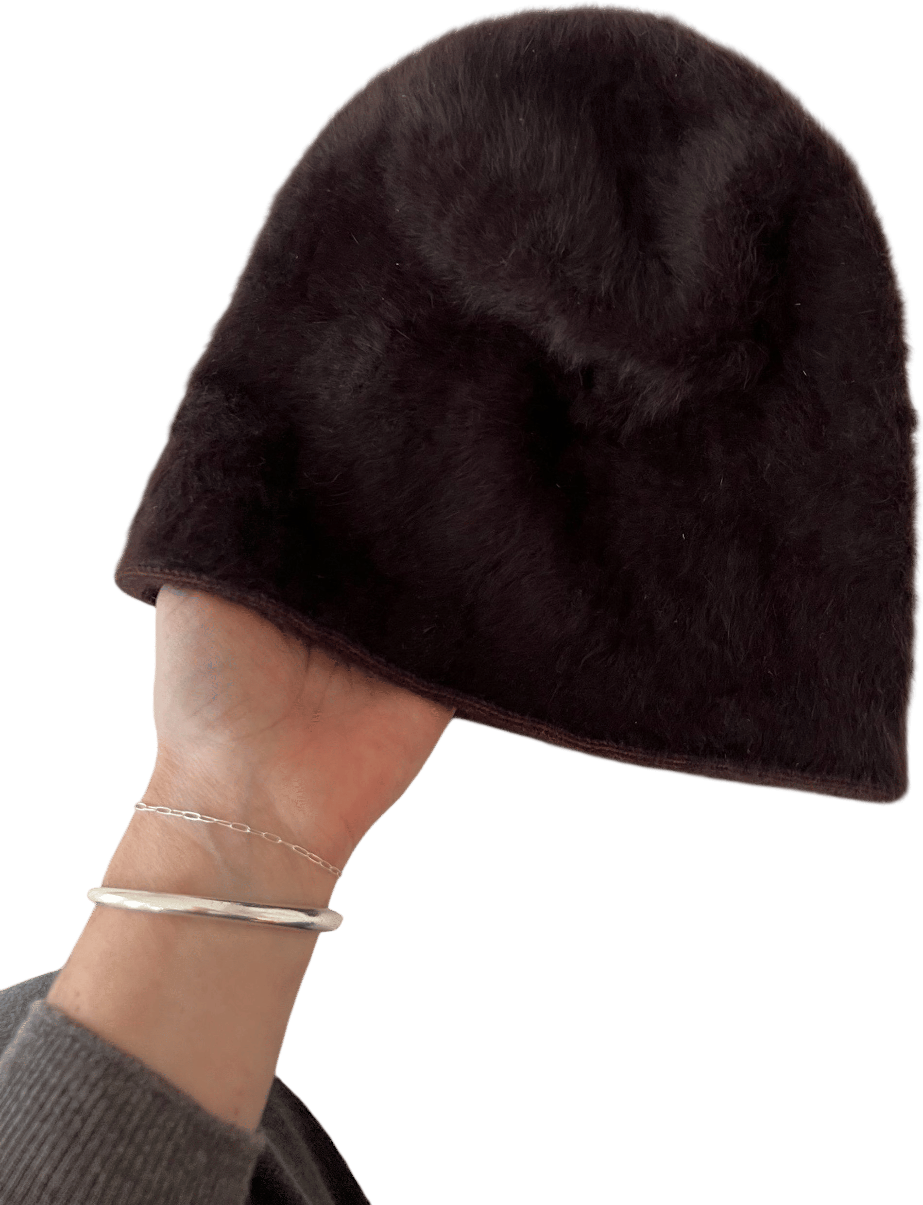 Cuffia Angora hat