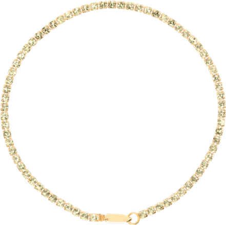 Harlequin Peridot Tennis Bracelet