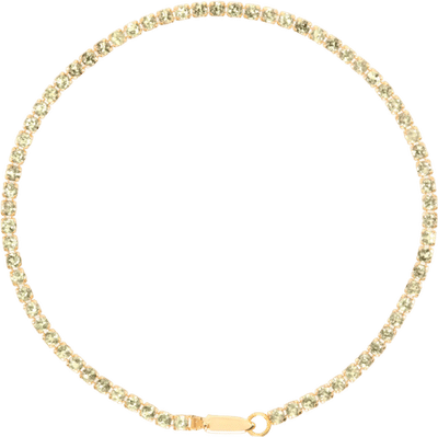 Harlequin Peridot Tennis Bracelet