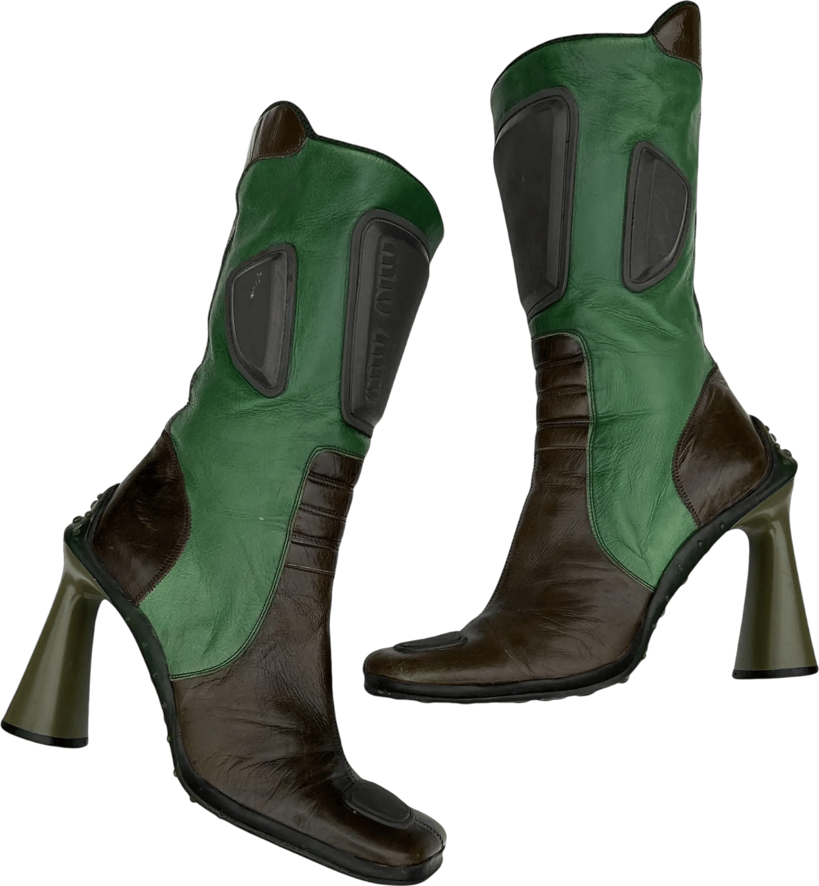 Miu Miu FW99 Moto Court Boots