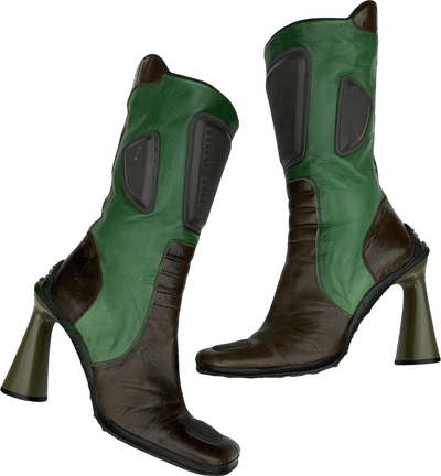 Miu Miu FW99 Moto Court Boots