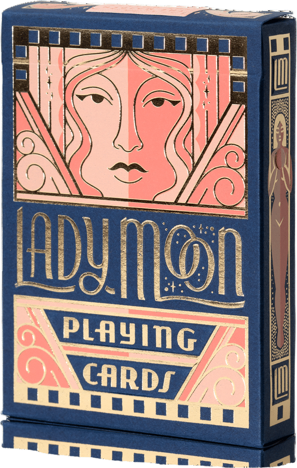 Lady Moon Playing Cards