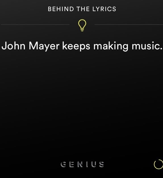 DEMANDING the  Spotify x Genius "Behind The Lyrics" feature comes back