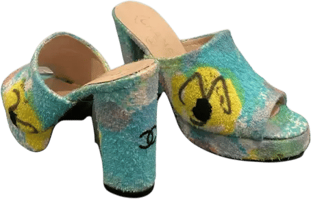 Cloth sandals Chanel Multicolour size 6 US in Cloth - 24941235