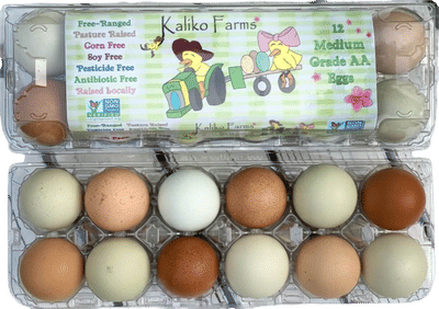 Kaliko Farms Pasture Raised Medium Eggs