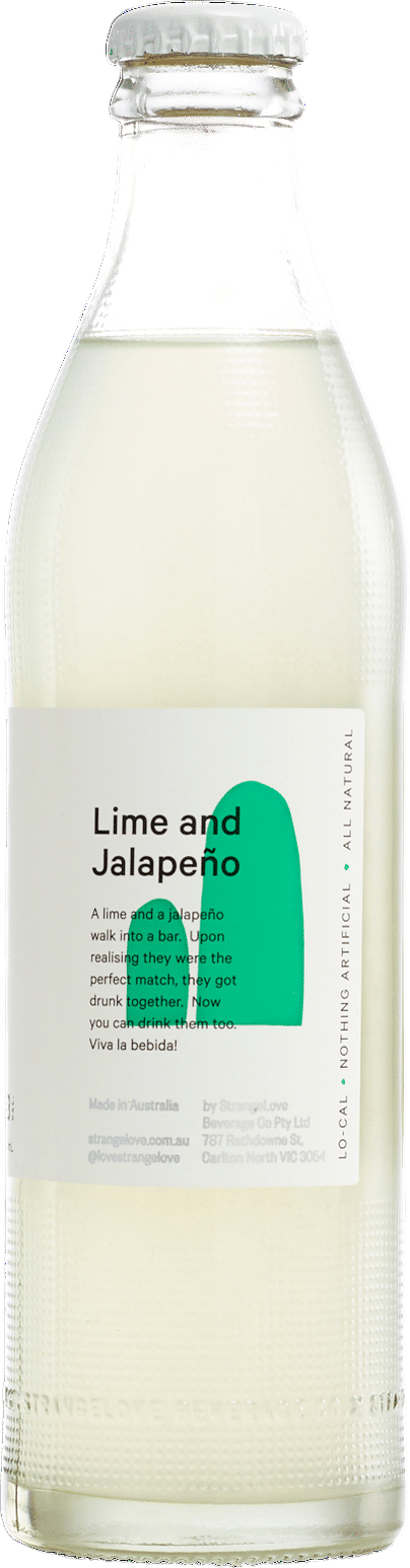 StrangeLove Lime & Jalapeño Lo-Cal Soda