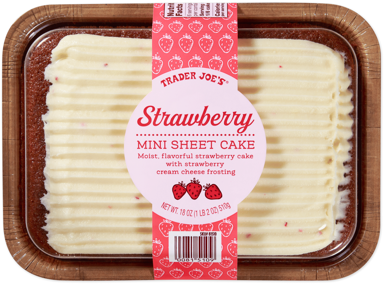 Trader Joe's Strawberry Mini Sheet Cake
