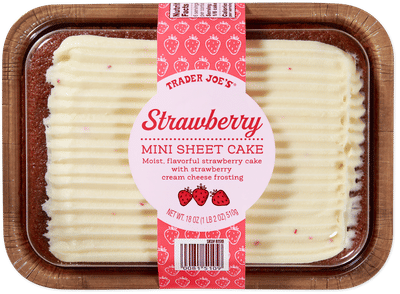 Trader Joe's Strawberry Mini Sheet Cake