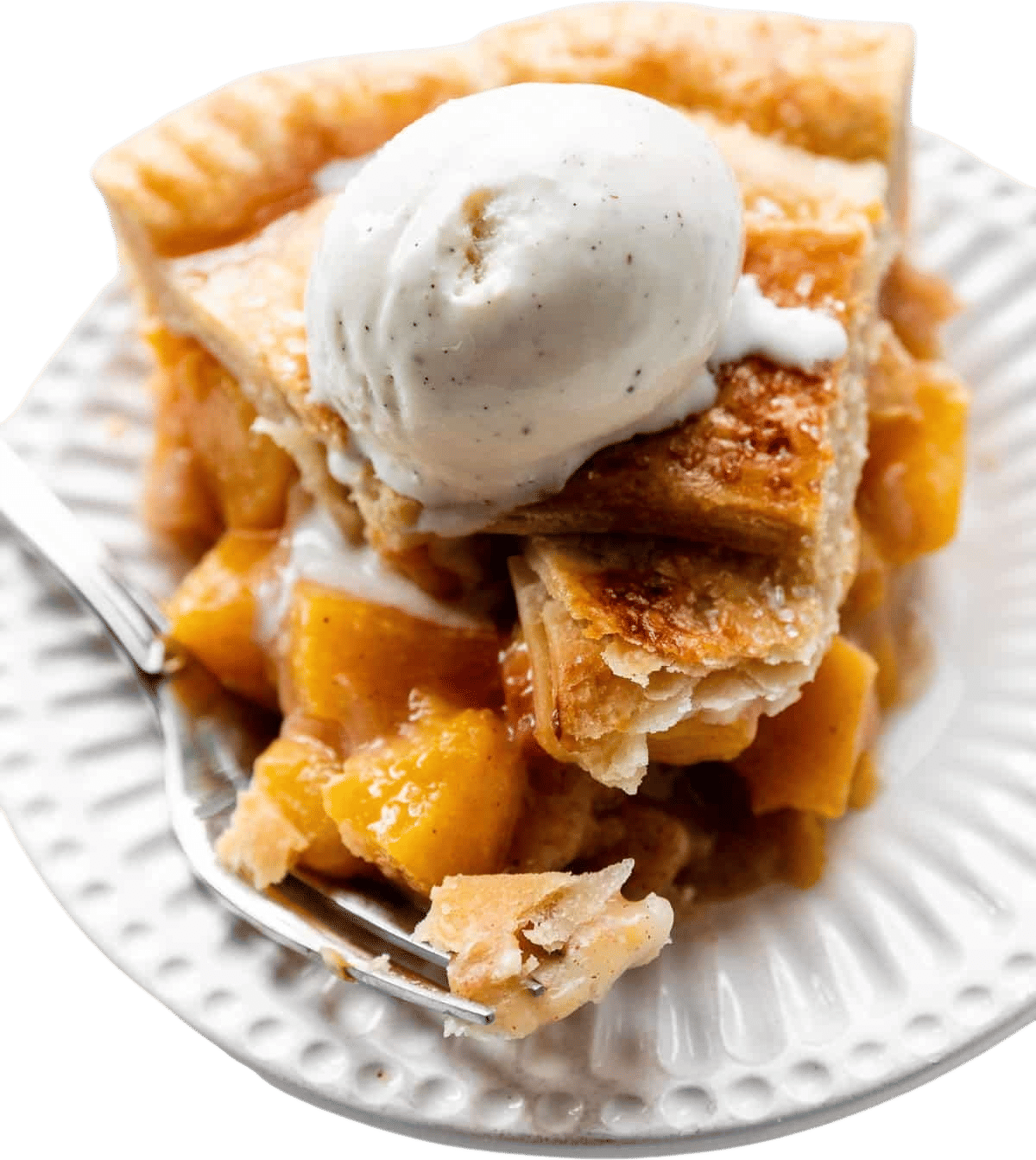 Peach pie project cooking