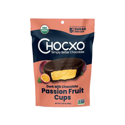 Dark Chocolate Passion Fruit Cups