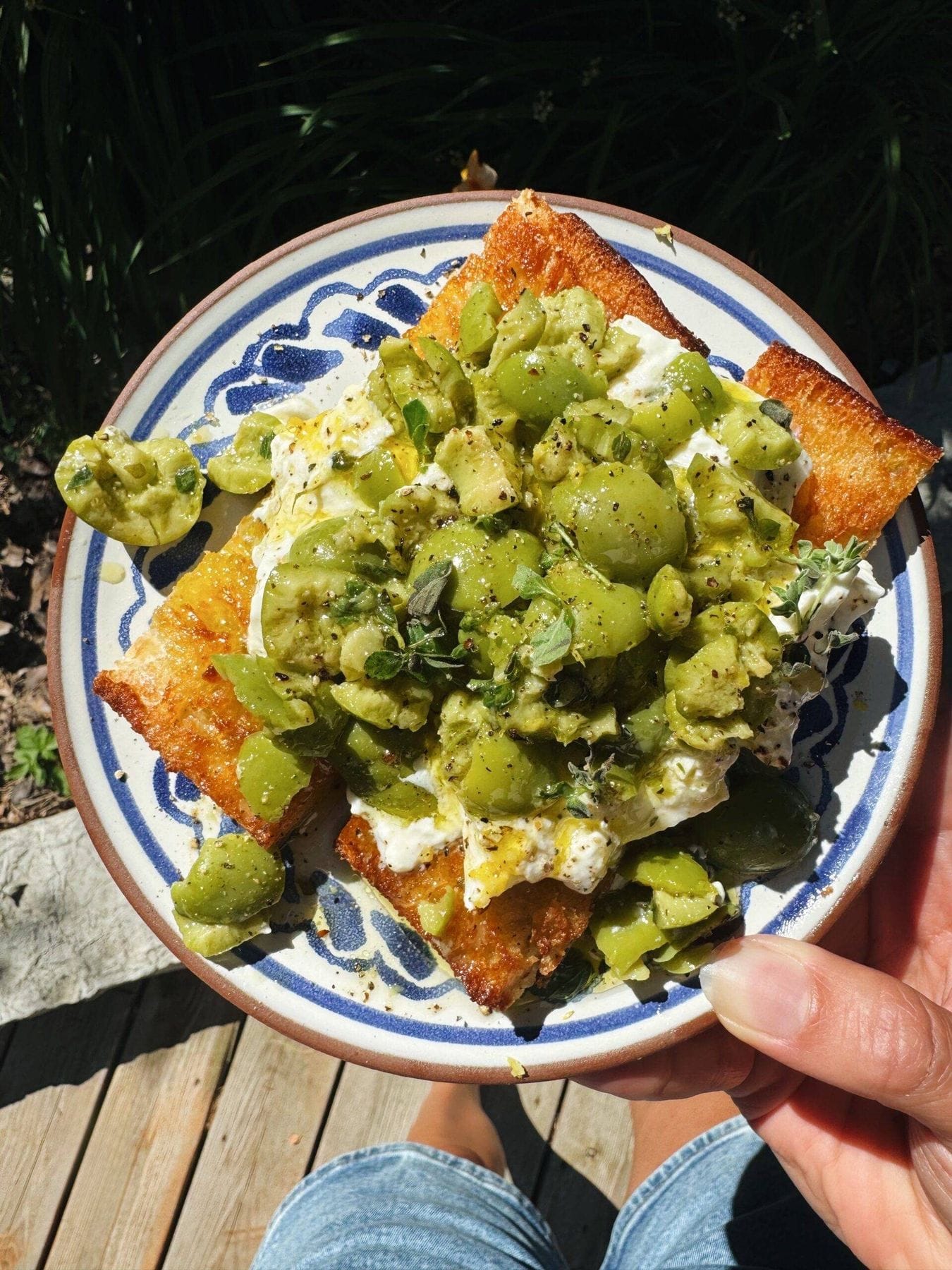 Smashed Olives with Burrata Recipe