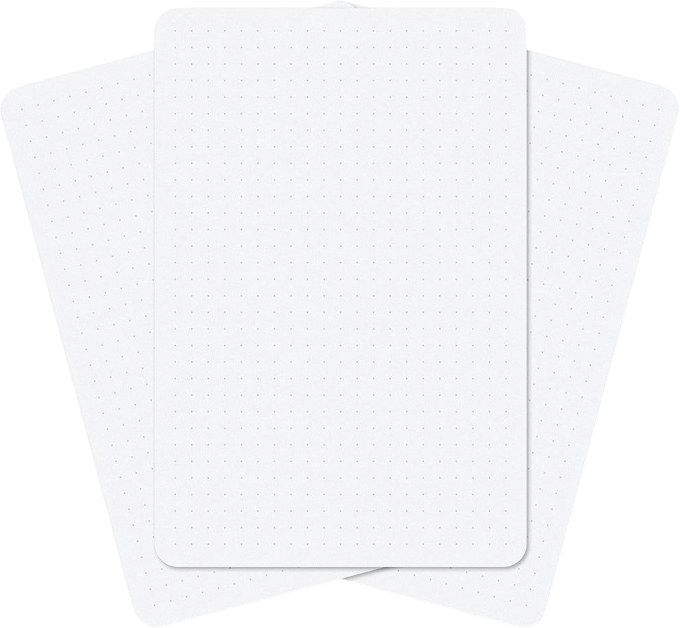 Notsu Dot Grid Index Cards (4in. x 6in.)