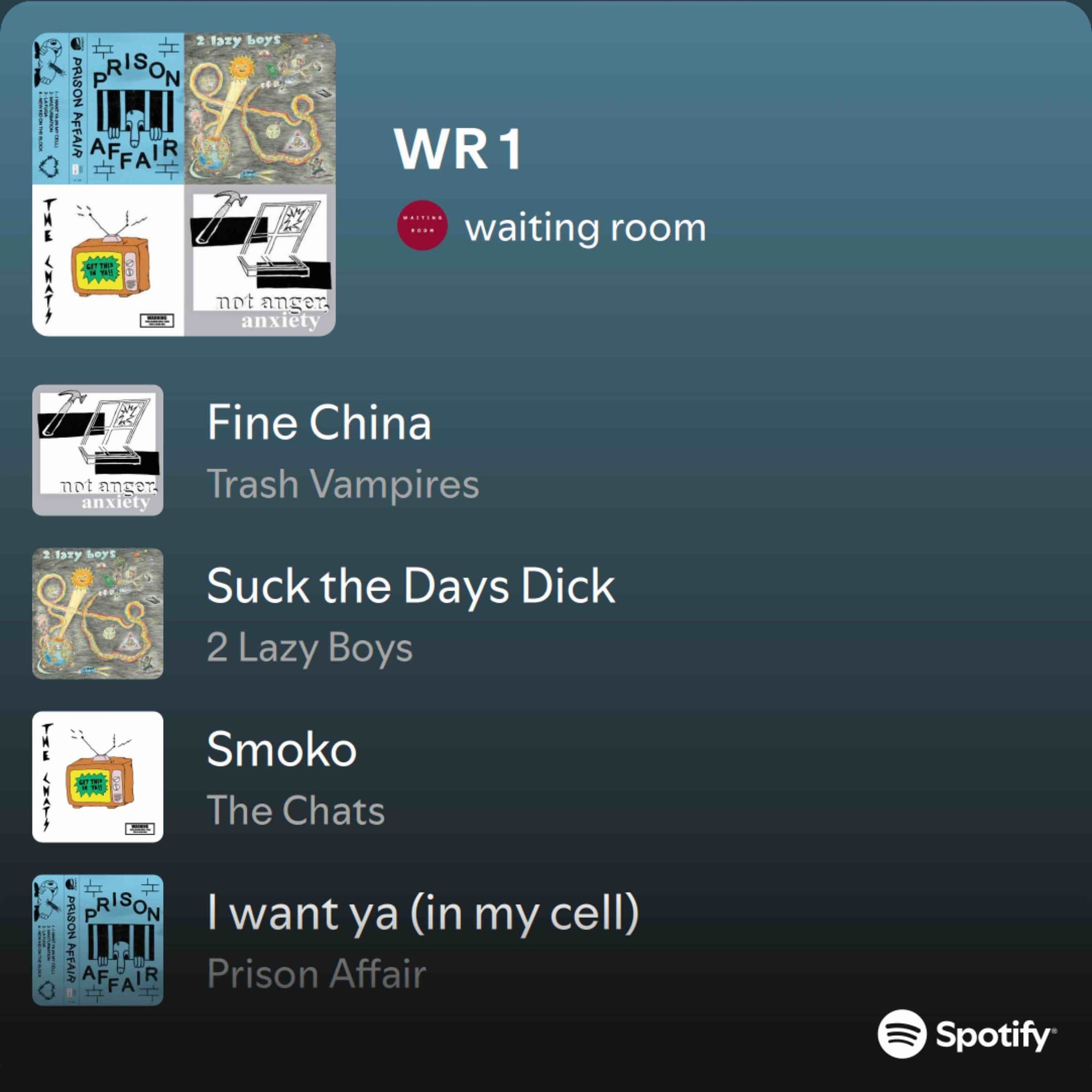 WR1: home-made (Spotify Playlist)