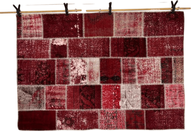 Vintage Wall Hanging Decor: Wall Art Rug, (4’4x6'4 Ft)