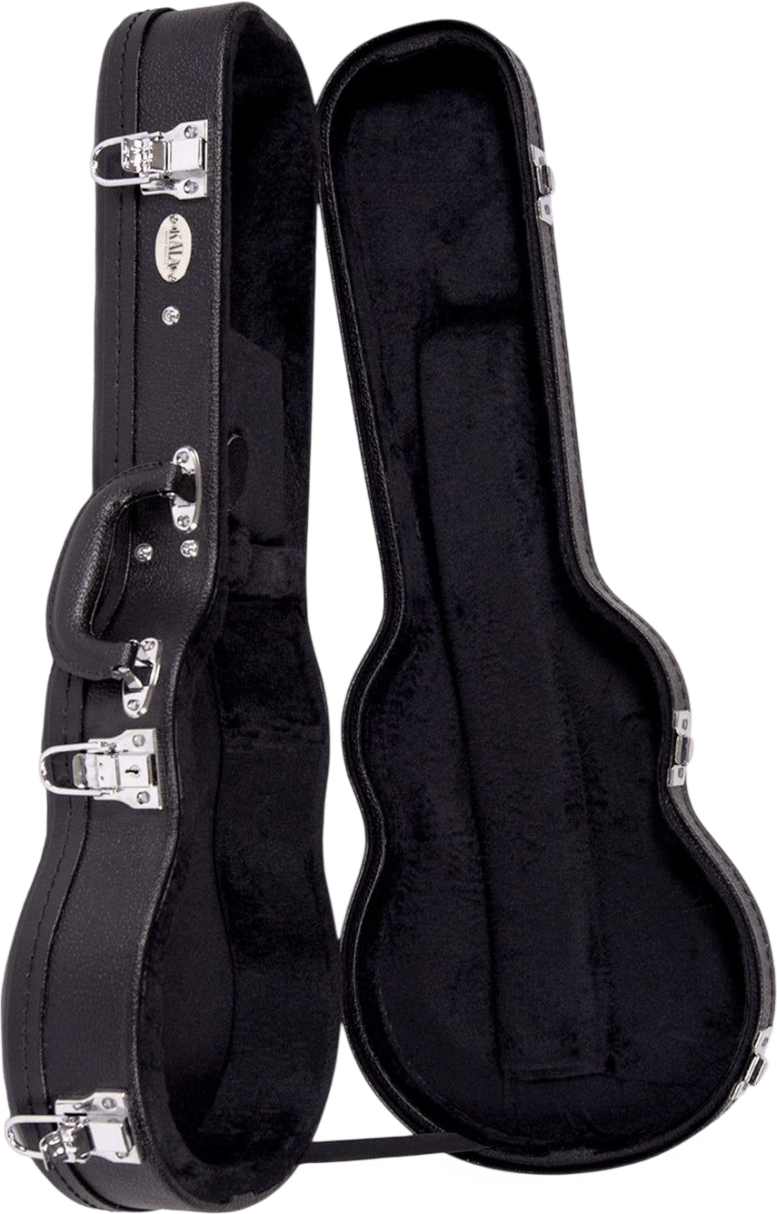 kala archtop hardcase (black, tenor)