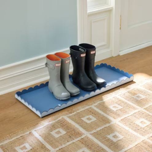 Ballard Designs Scalloped Boot Tray