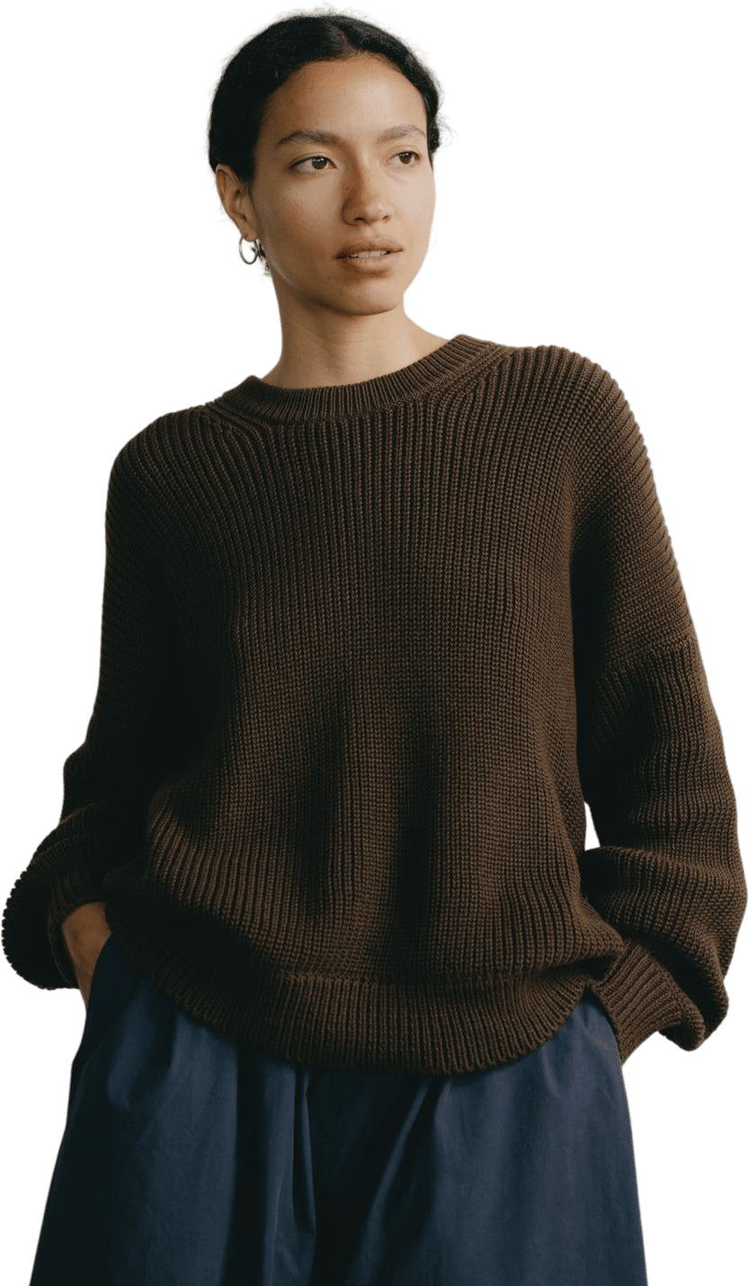 Chleo Crew Organic Cotton Chocolate