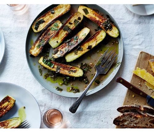 Canal House Marinated Zucchini