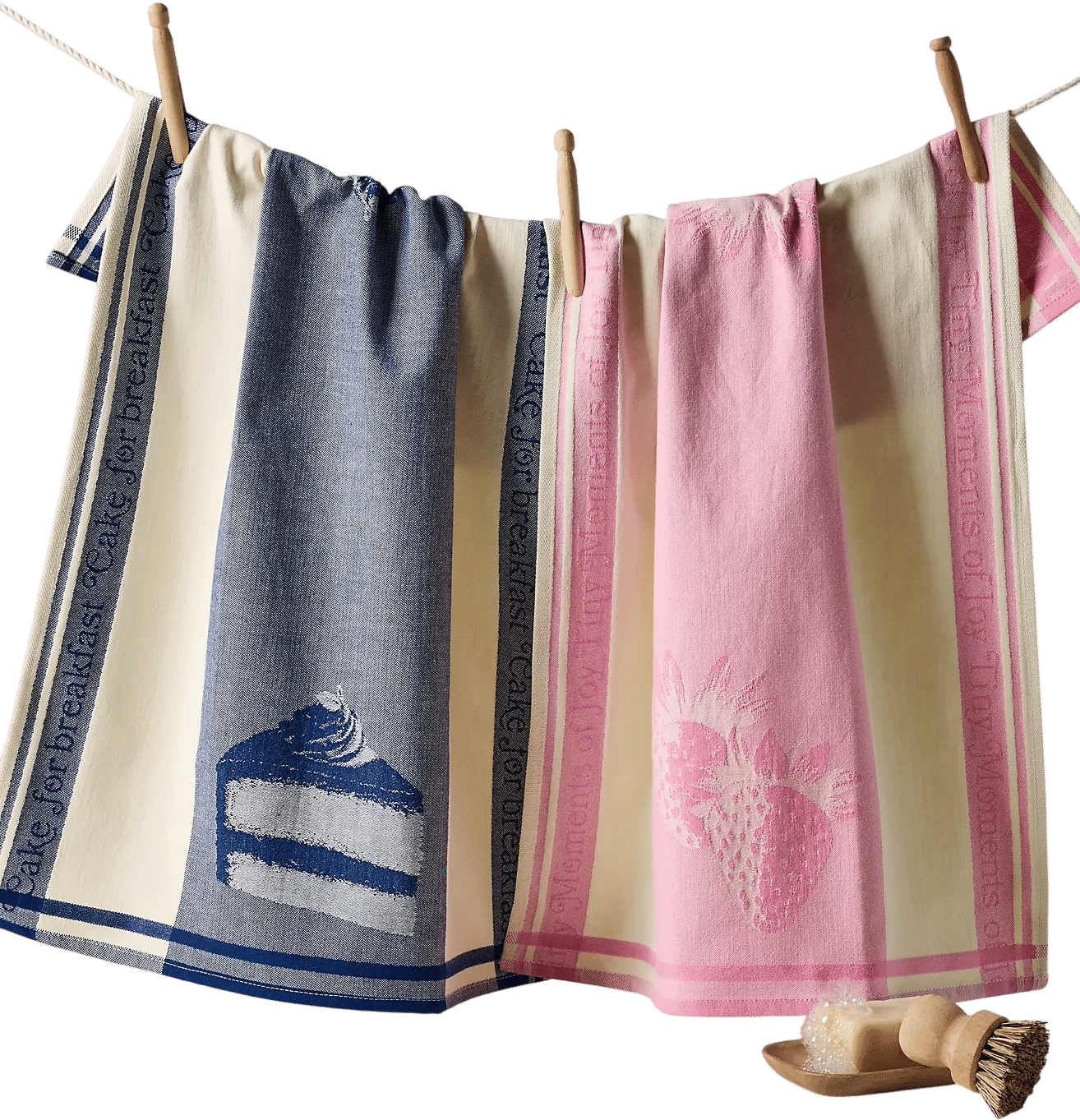 Ariane Jacquard Dish Towels, Set of 2