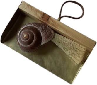 Shell Dustpan Set (HUSK BROOMS)