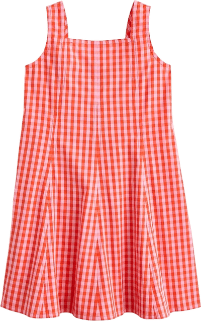 Girls' Gingham Mini Dress