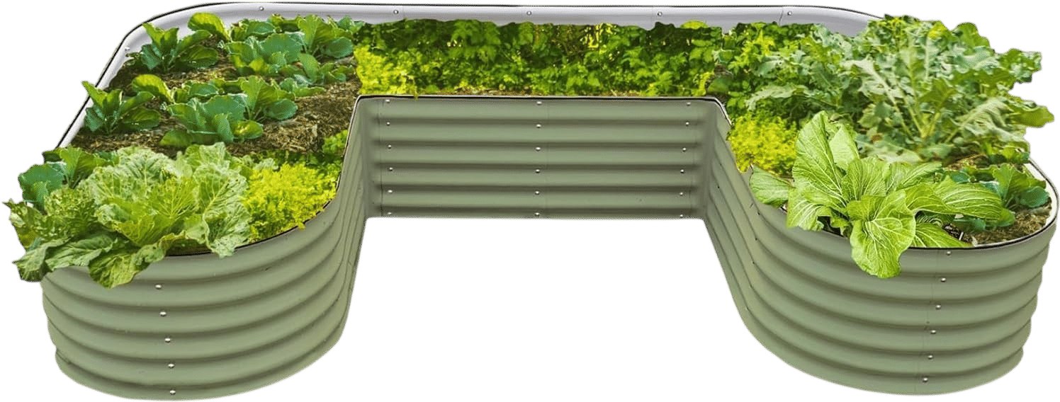 vego garden u-shaped garden bed