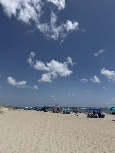 Day trip to the beach with your friends