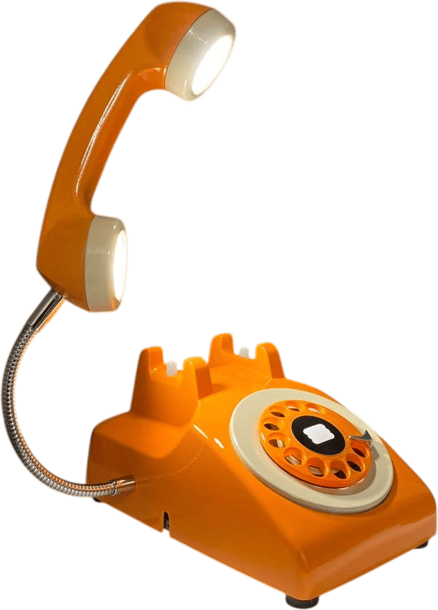 Restored Vintage Rotary Telephone Lamp