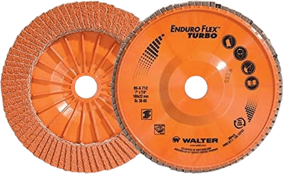Walter 06A452 Enduro-Flex Turbo Abrasive Flap Disc