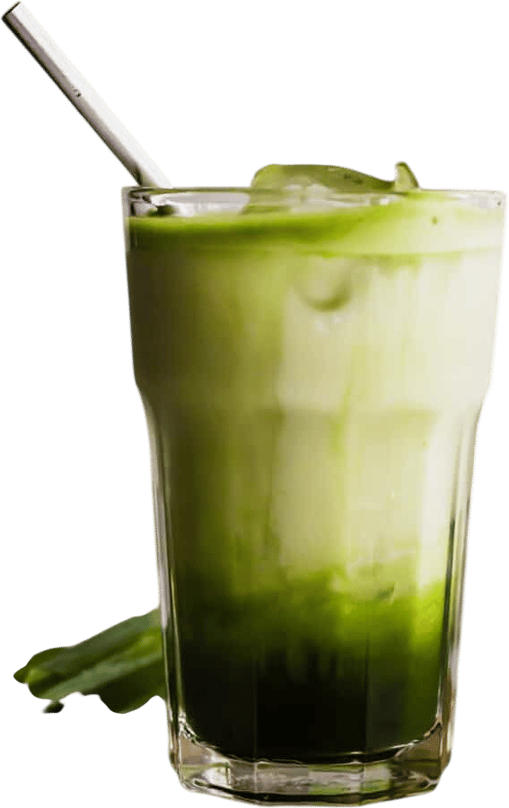 Iced Pandan Matcha Latte Recipe