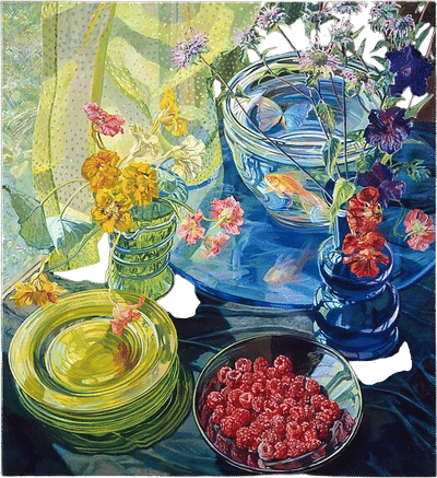 Raspberries and Goldfish