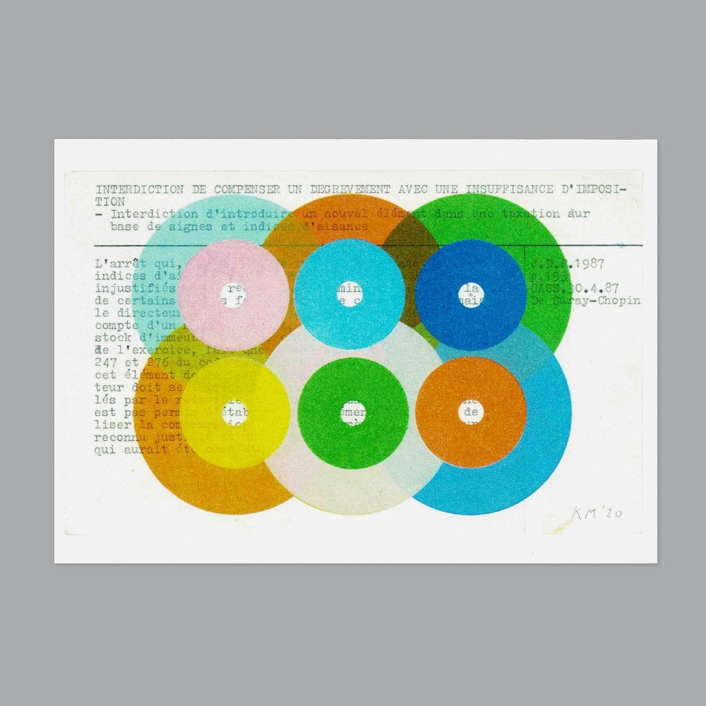 Karel Martens postcards