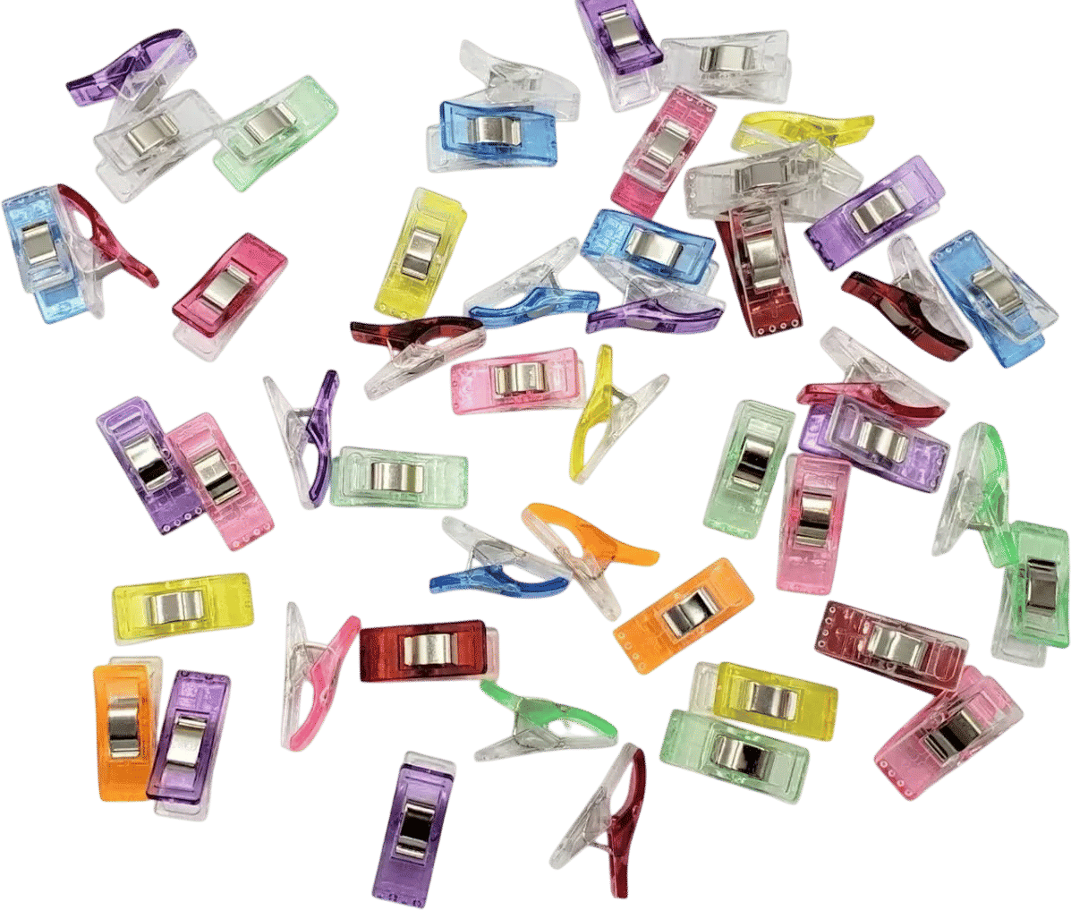 rainbow sewing clips