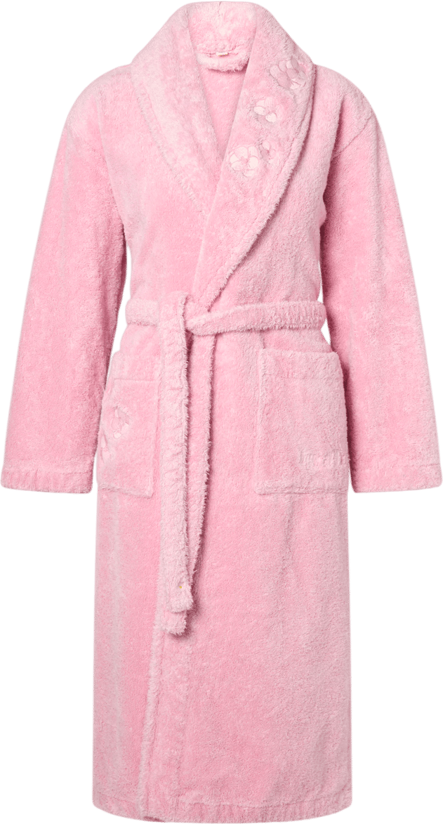 Bath Robe - Pink Flower