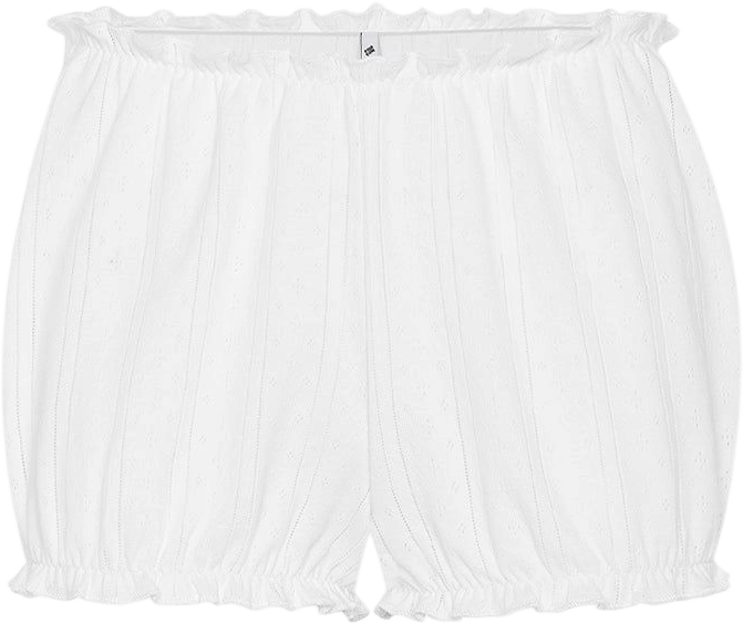 The Bloomer: White Pointelle