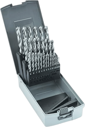 Woodriver 29 Piece Fractional Inch Brad Point Drill Bit Index Set