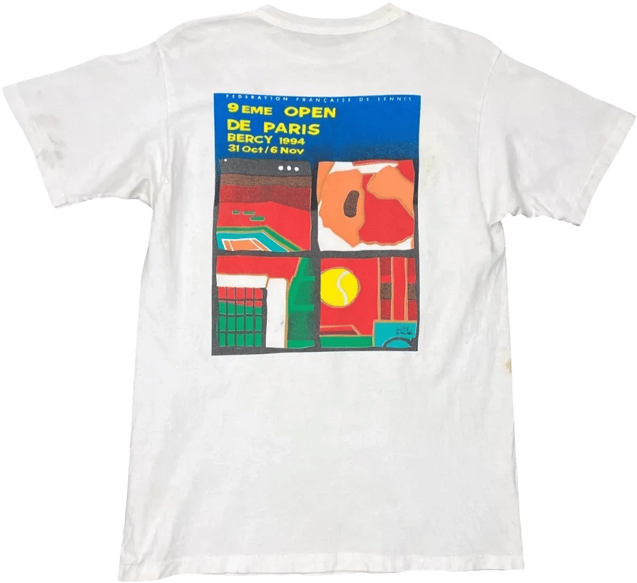 1994 Roland Garros French Open Vintage T-Shirt M