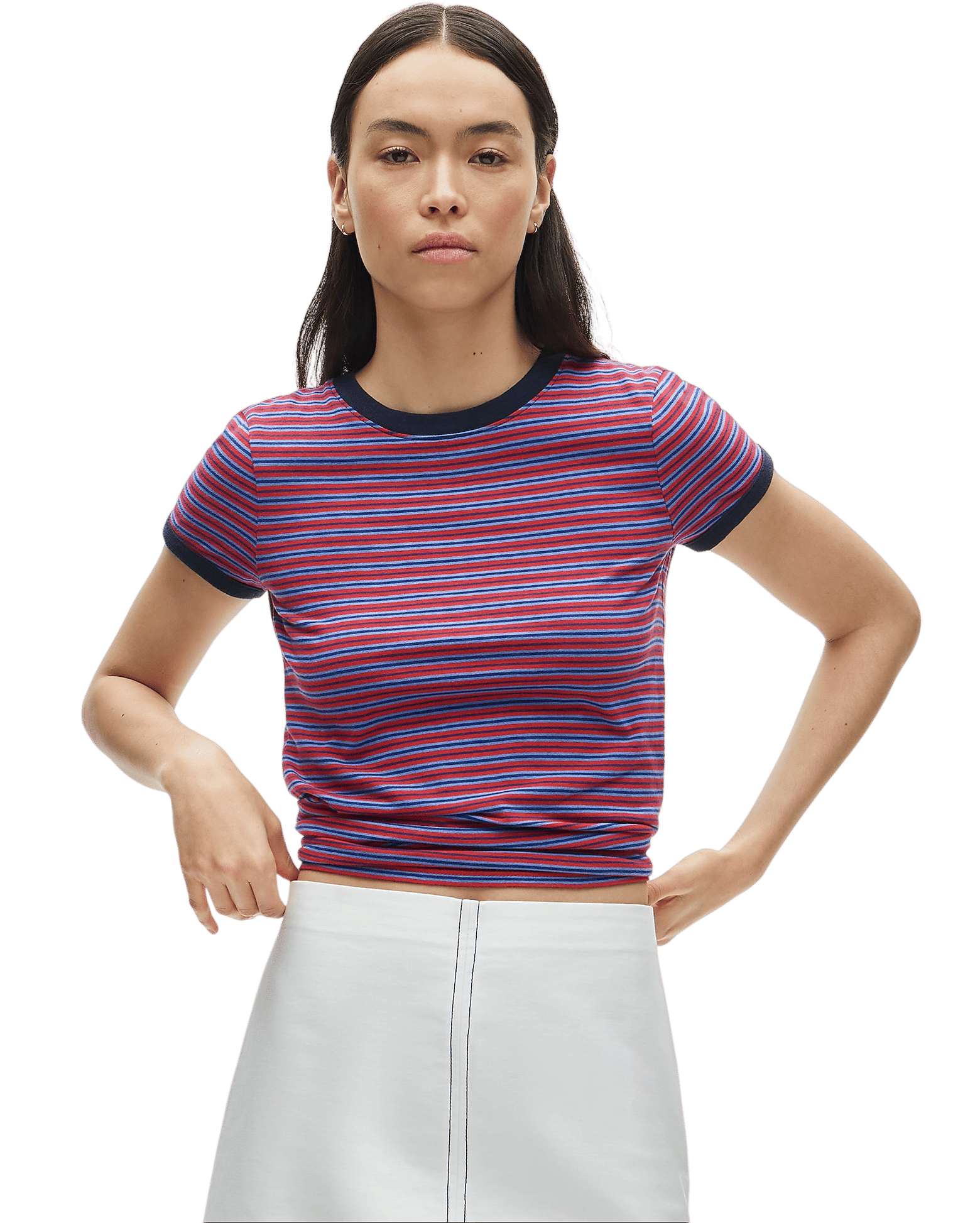 vintage Jersey ringer tee in stripe