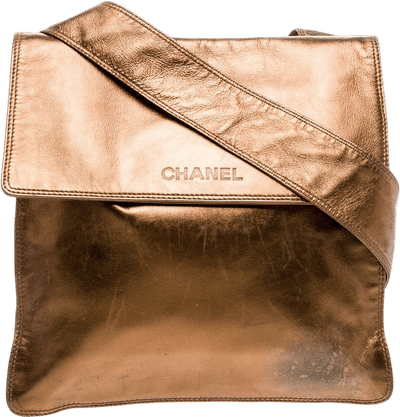 Logo Flap Messenger Bag