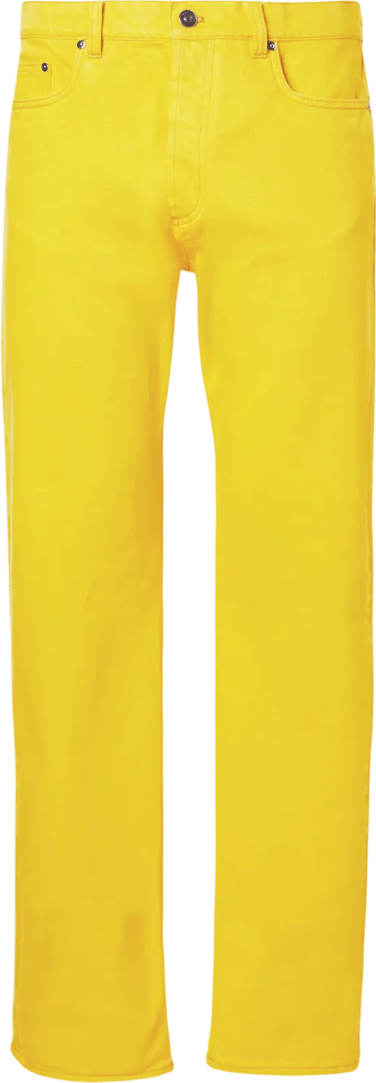 Yellow Straight Jeans