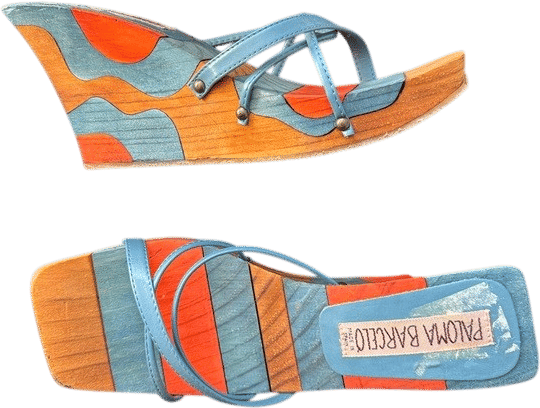 Paloma Barcelo Wooden Wedges